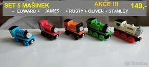 Dřevěné mašinky Tomáš a přátelé na vláčkodráhu - 2