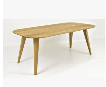 Jídelní stůl masiv dub 180x90 designový - 2