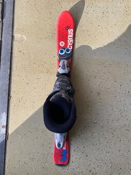 Dětské lyže + lyžáky - 2