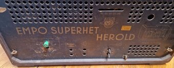 Retro rádio Empo Superhet Herold - 2