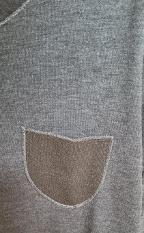 Dámský tmavě zelený svetřík (triko) sdlouhým rukávem - 2