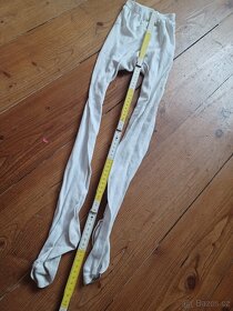 Bílé punčocháče 110 - 2