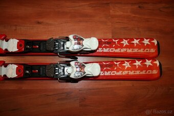 lyže Volkl Superdport 120 cm , lyžaky Nordica - 2