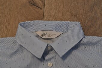 Chlapecká košile vel.146 bleděmodrá - 2