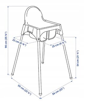 Dětská jídelní židle - 2