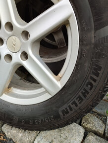 ALU kola VW s pneu Michelin zimní 215/65/16 - 2
