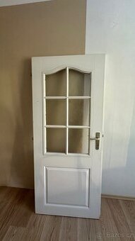 Dveře bíle 3 kusy, 80 cm levé, interiér - 2