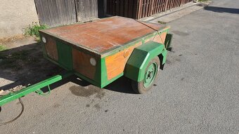 Přívěsný vozík s dobovými RZ - 2