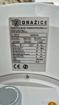 Ohřívač na TUV (bojler) 50l - DRAŽICE - 2