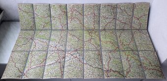 Historická mapa Klatovy, Písek, Řezno (Regensburg), Pasov - 2