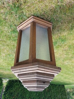 Dřevěná lampa/lucerna - 2
