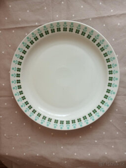 RETRO porcelánová, podnos, tác - 2