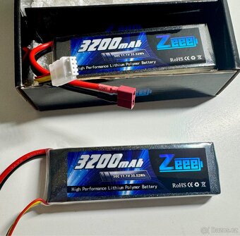 Baterie Zeee 3S LiPo 3200mAh 11,1V 50C,T konektor-2ks - 2