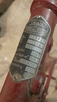Rám Jawa 250/353, 1961 s TP a SPZ - 2