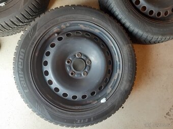 Plechové disky originál Ford s pneu 205/55 R16 - 2