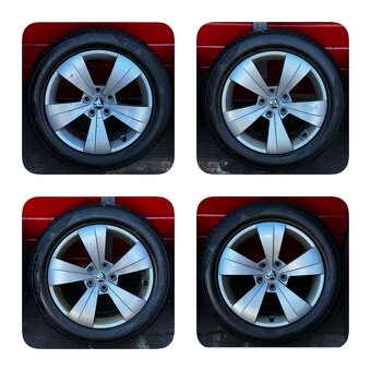 Original ALU kola Škoda 17" 6,5J ET41 + 215/55/R17 - 2