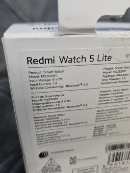 Chytré hodinky Huawei Redmi Watch 5 Lite Nové jen Rozbalené - 2