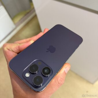 iPhone 14 Pro 256GB fialový, 100% baterie, 12 měsíců záruka - 2
