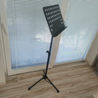 Stojan na noty vidaXL černý ocel velký- Nový jen vybalený. - 2