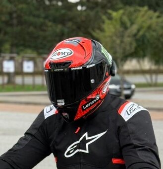 Tmavé plexi Suomy S1 xr gp - 2