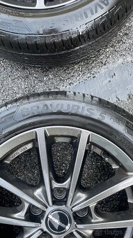 Prodám alu kola Borbet 15” s pneu Barum Bravuris - 2