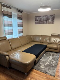 Kožený sedací/rozkládací Gauč - 2