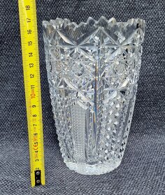 Křišťálová váza s ručním brusem - Crystal Bohemia - 2