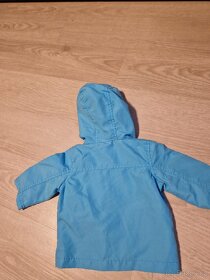 Podzimni bunda modrá vel. 68 ( 4-6 měsíců) - 2