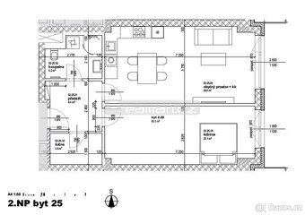 Pronájem novostavby bytu 2+kk s parkovacím stáním, Plzeň-Skv - 2