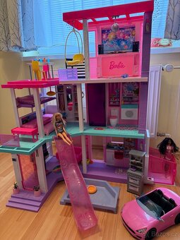 BARBIE VELKÝ DREAMHOUSE DELUXE dům vila s výtahem, bazén - 2