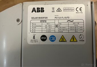 MENIČ 12,5kW ABB PVI - 12,5 - TL - OUTD - 2
