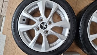 Alu kola Ford 15" 4x108 letní pneu 195/45 R15 4-5mm Fiesta - 2