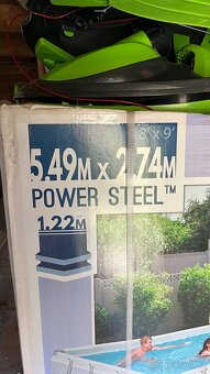 Bazén Bestway Power Steel Frame šedý 549 x 274 x 122 cm - 2