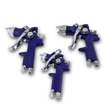 Sada 3 ks lakovacích pistolí HVLP Bituxx, ocel 1,7,1,4 1,0 - 2