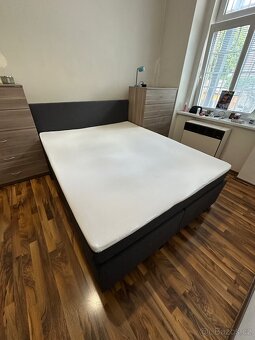 Postel s matrací a topperem SLEEP - 160x200 cm - 2