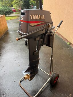 Lodni motor Yamaha 5 (8)hp 2t 2valec, dlouha noha, - 2
