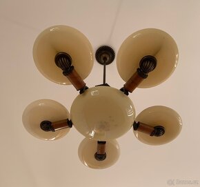 PRODÁM PRVOREPUBLIKOVÝ PĚTIRAMENNÝ LUSTR - 2