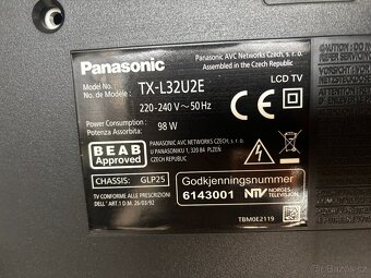 Televize Panasonic TX-L32U2E + settop box Skyworth SKWT21FTA - 2