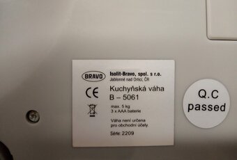 Kuchyňská váha - 2