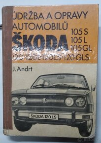 Prodám návod na údržbu a opravy aut škoda 105 a 120 - 2
