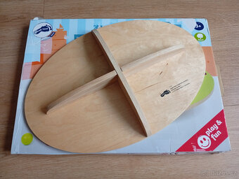 Dřevěná balanční deska pro malé nožky - 2