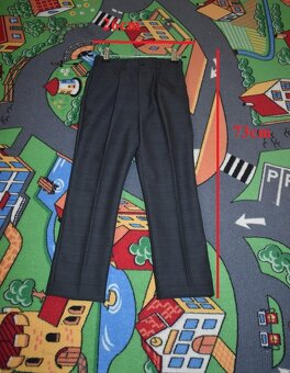 Prodám set kalhoty, vestička, motýlek - 2