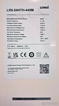 Solární panel LONGi LR5-57THT-440M - 2