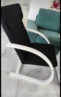 Křeslo relax bílé - 2