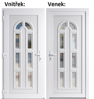 Vchodové plastové dveře - 2