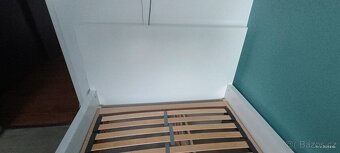 Jednolůžková postel s úložným prostorem a roštem - 2