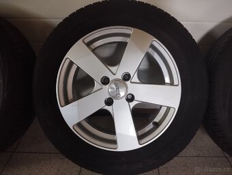 ALU 4x100 r15x6j ET 38, 195/60/15 zánovní letní Nexen - 2