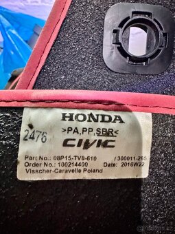 Koberce Honda Civic TypeR FK2 - 2