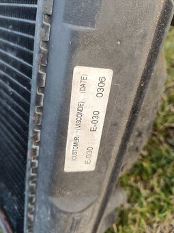 Audi 80 B3 1.6d - chladičová stěna - 2