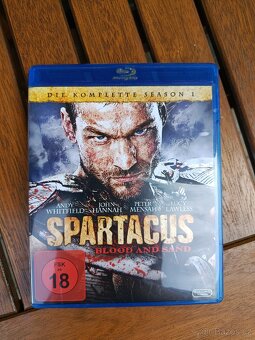Vzácná Blu-Ray kolekce Spartacus (1-4 série) - 2